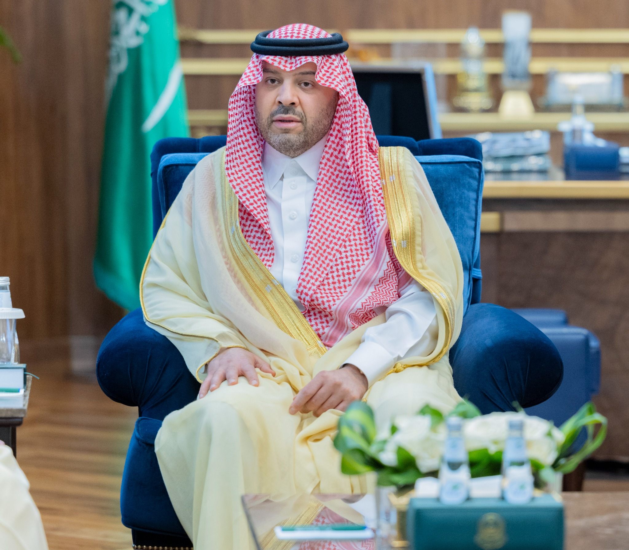 His Highness the Prince Governor of Northern Borders Region Receives Newly Appointed Director of Ministry of Sports Branch
