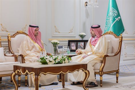 سمو نائب أمير منطقة الحدود الشمالية يستقبل المدير العام لفرع وزارة الصحة بالمنطقة