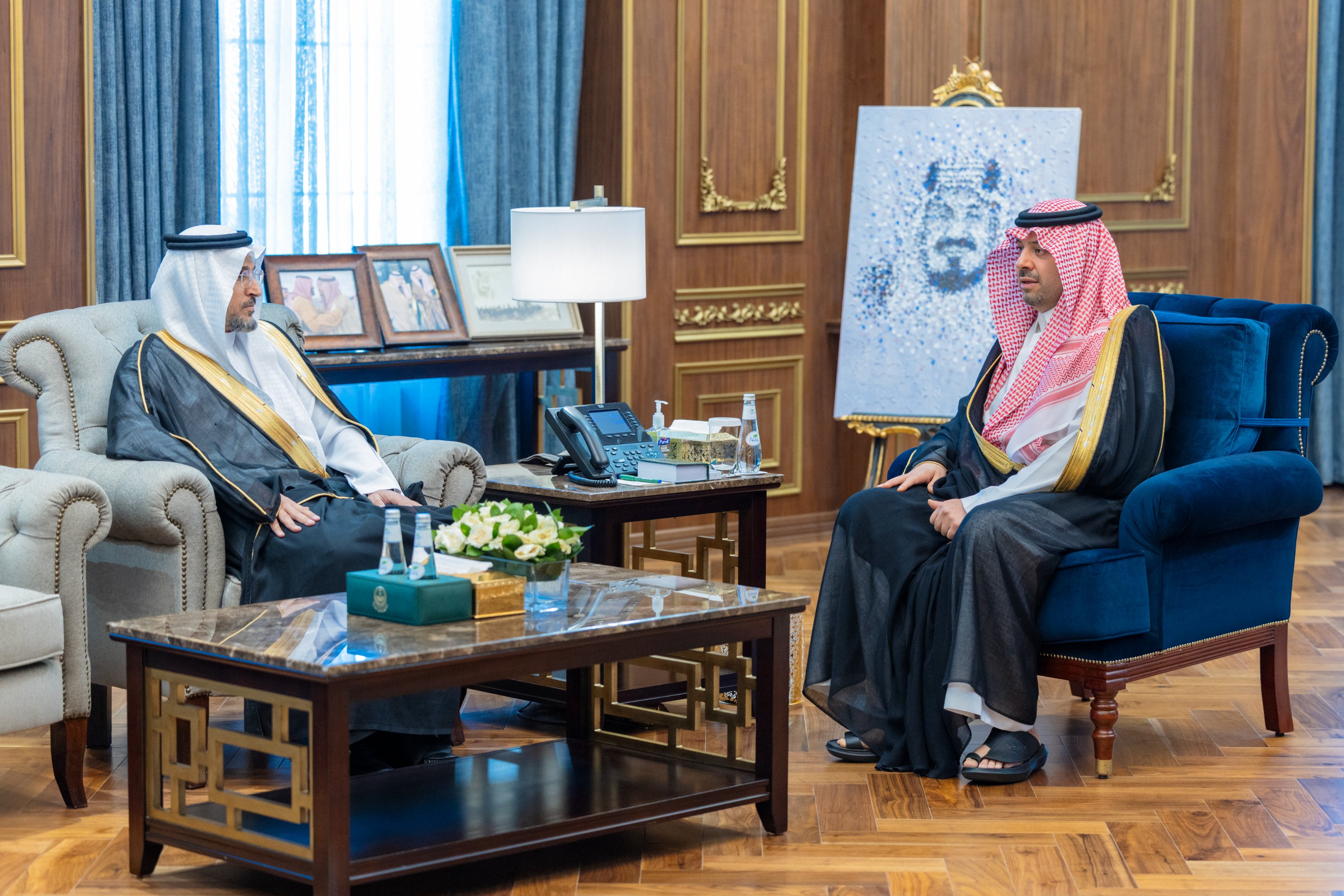 His Royal Highness the Governor of the Northern Borders Region receives the Acting Head of the Public Prosecution in the region