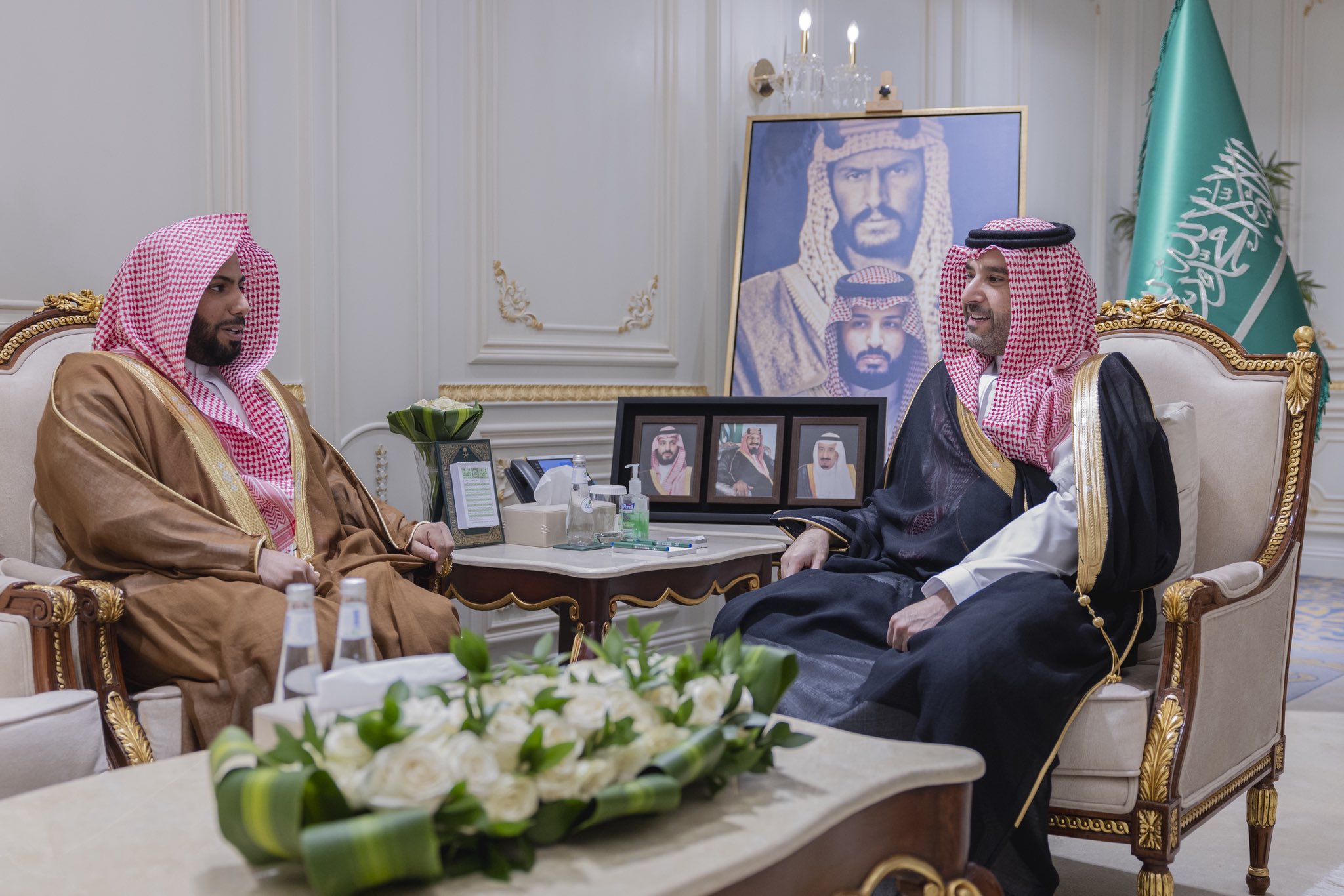 His Royal Highness the Deputy Governor of the Northern Borders Region Receives the President of the Enforcement Court in the Region