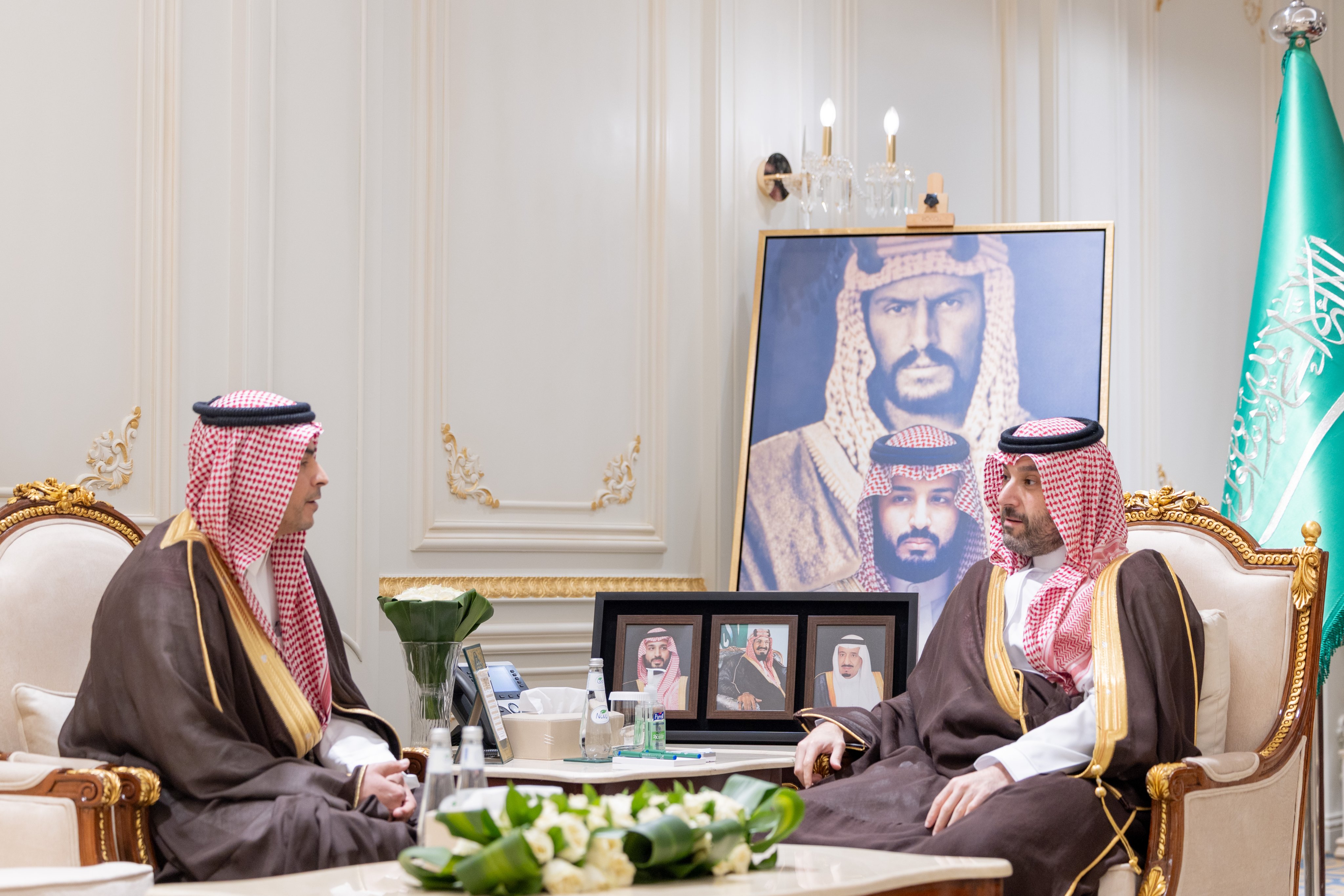 سمو نائب أمير منطقة الحدود الشمالية يستقبل مدير صندوق التنمية الزراعية بالمنطقة
