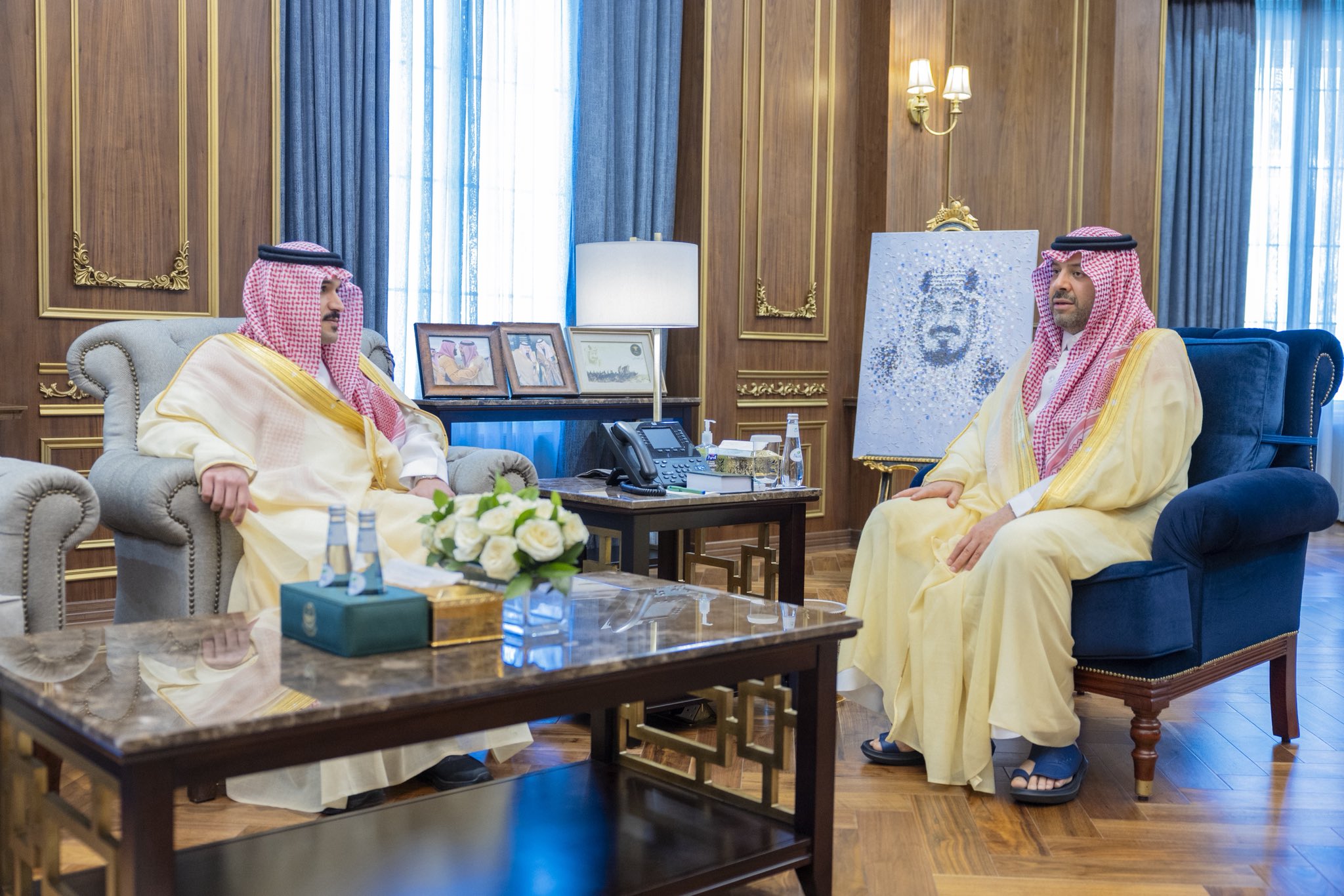 سمو أمير منطقة الحدود الشمالية يستقبل مدير نادي وزارة الداخلية المعيَّن بالمنطقة