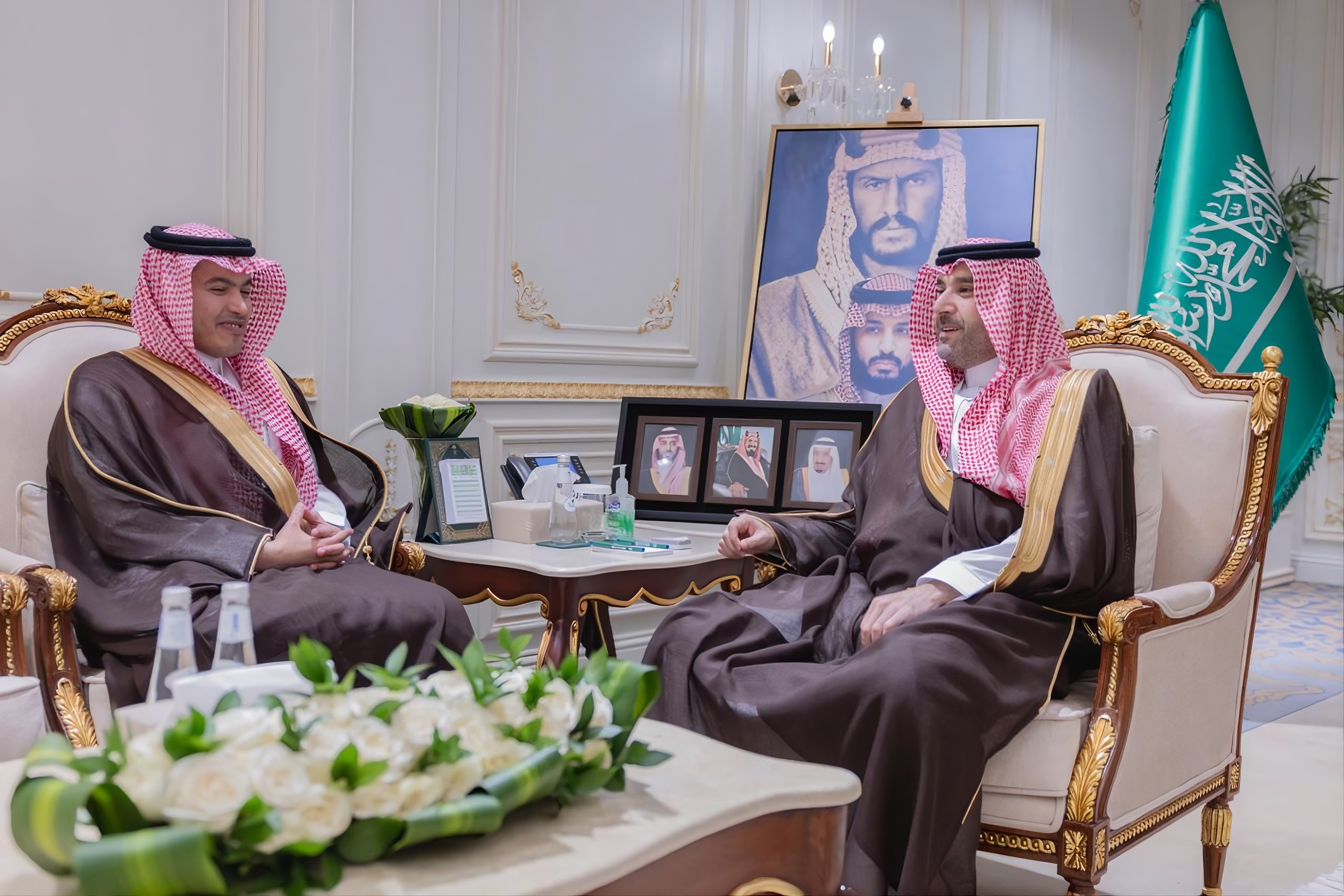 His Royal Highness the Deputy Governor of the Northern Borders Region Receives the Director of the Civil Status Branch in the Region